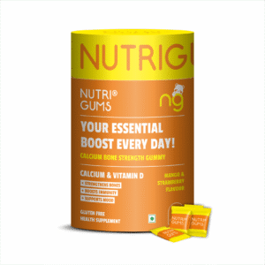 NutriGums Calcium & Vitamin D Gummies – Daily Bone Strength & Immunity Boost