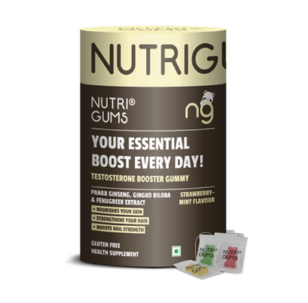 NutriGums Testosterone Booster Gummies – Energy, Strength & Vitality Support
