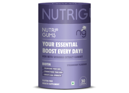 NutriGums HSN Biotin Gummies – Hair, Skin & Nail Strength with Sesbania Extract