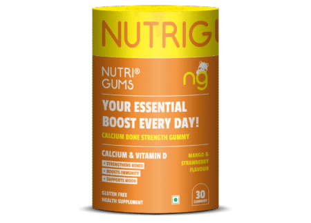 NutriGums Calcium & Vitamin D Gummies – Daily Bone Strength & Immunity Boost