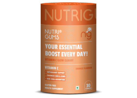 NutriGums Vitamin C Glow Gummies – Immunity & Skin Health Support
